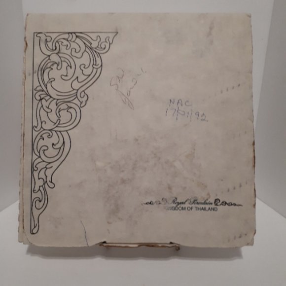 The Betrothal Collector Plate The Love Story of Siam Bradford Exchange Vintage - Picture 7 of 7